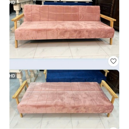 LS-591 Pink : Ghế Sofa Băng Ngã Thành Giường